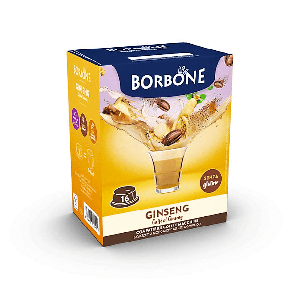 Cialde Borbone al Ginseng Caffè ESE in Carta Filtro