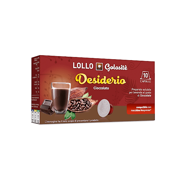 Bevanda al cioccolato Bianco in capsule compatibili Nespresso® al